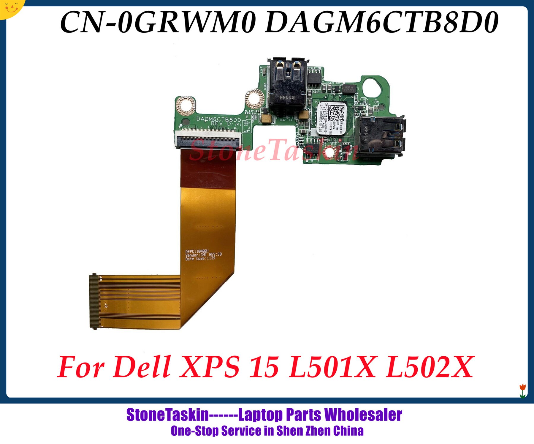 StoneTaskin ǰ Dell XPS 15 L501X L502X USB I/O..